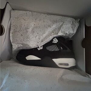 Jordan Black and White Sneakers